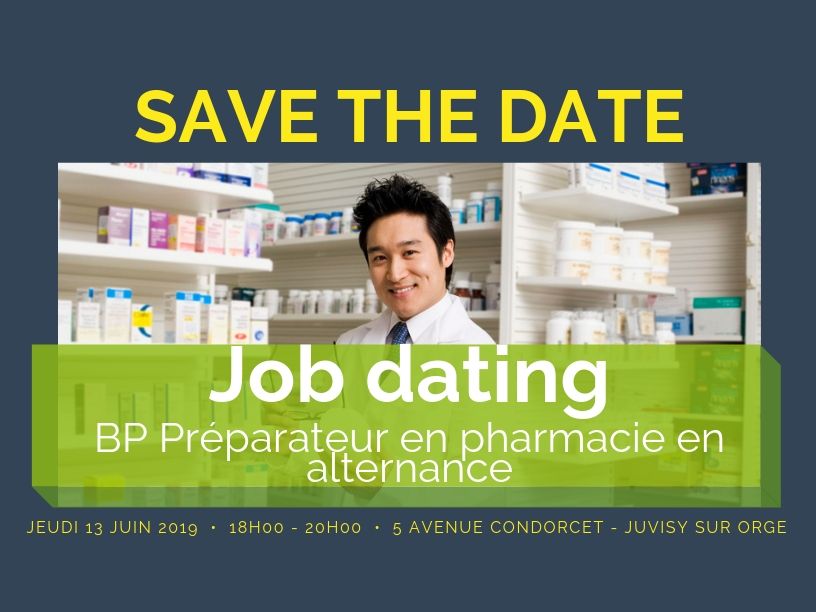 Job Dating BP Préparateur en Pharmacie