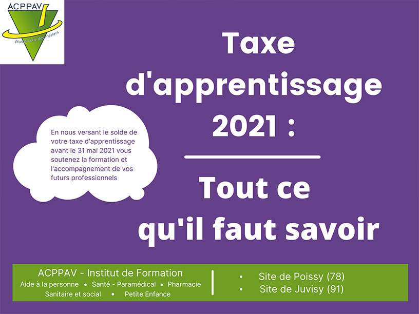 Taxe apprentissage 2021