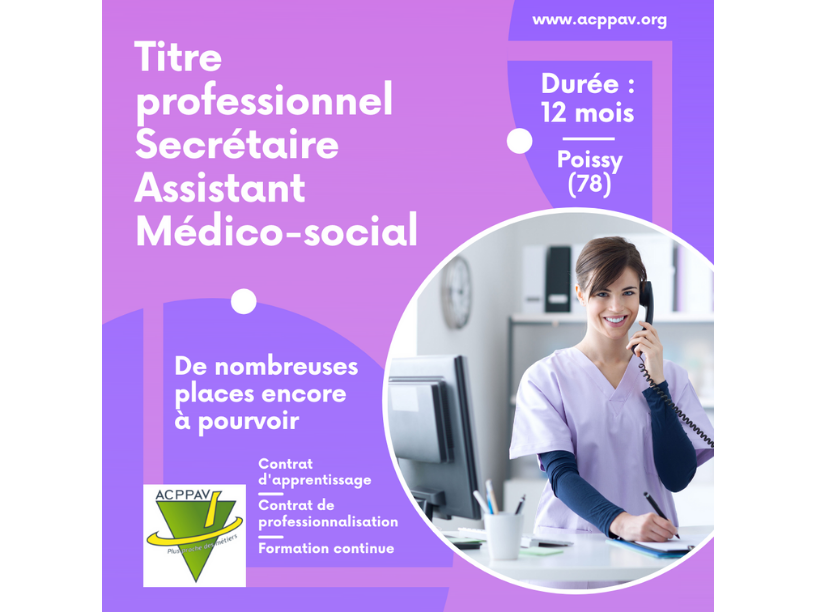 Formation Secrétaire Assistant Médico-Social : des places à pourvoir